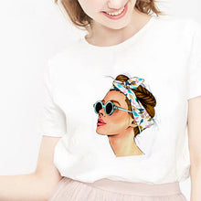 Load image into Gallery viewer, camiseta tee shirts female T-shirt koszulki damskie Harajuku Tshirt Lip Lipstick Tops Tee Women's Summer T Shirt Shirt Feminina