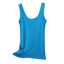 Load image into Gallery viewer, 2019 Spring Summer Tank Tops Women Sleeveless Round Neck Loose T Shirt Ladies Vest Singlets Camisole Cotton Ladies Thin Vest 1
