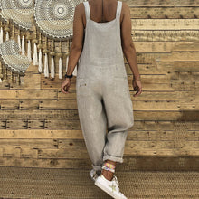 Load image into Gallery viewer, Fashion Women Girls Loose Solid Jumpsuit Strap Dungaree Harem Trousers Ladies Overall Pants Casual Playsuits Plus Size S-XL
