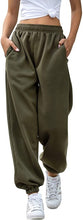 Load image into Gallery viewer, 2020 Solid Color Women Harem Pants Casual High Waist Sweatpants Baggy Long Trousers Joggers Sport

